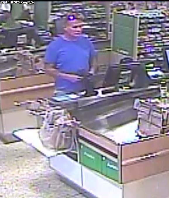 Publix credit card fraud suspect