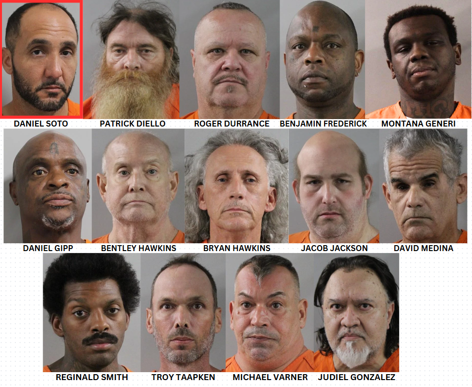 13 Sex offenders arrested during October / Halloween investigative sweep