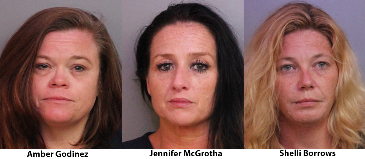 Three suspects arrested for meth